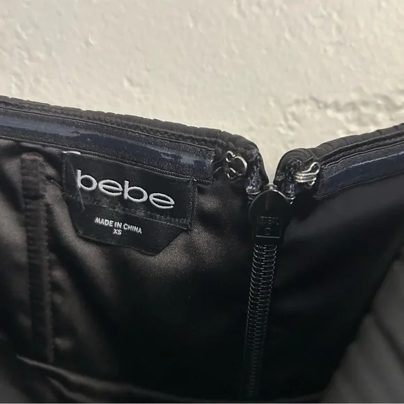 NWT Bebe Black Sweetheart Maxi Dress, Size XS - Picture 4 of 9